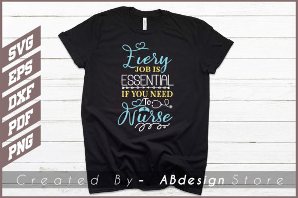AWESOME NURSE T SHIRT DESIGN SVG: Graphics and Print Templates