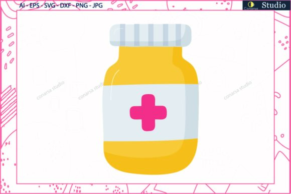 Medical Bottle Medicine Svg: Icons & Graphics