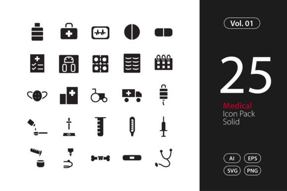 Medical Icons & Graphics for Crafters