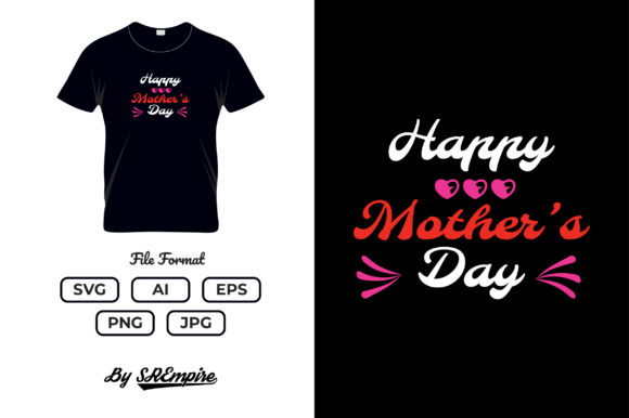 Mother s Day Typography T-shirt - 03 Graphics Print Templates