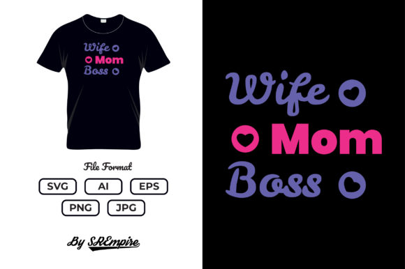 Mother s Day Typography T-shirt - 04 Graphics Print Templates