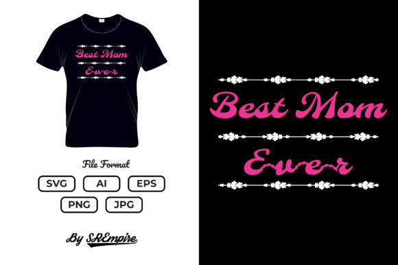 Mother s Day Typography T-shirt - 09 Graphics Print Templates