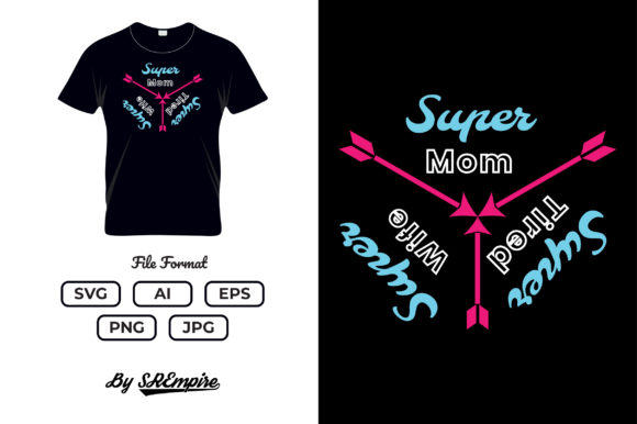 Mother s Day Typography T-shirt - 17 Graphics and Print Templates