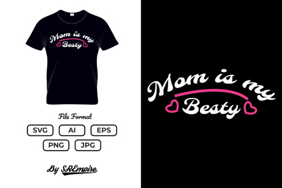 Mother s Day Typography T-shirt - 20 Graphics and Print Templates