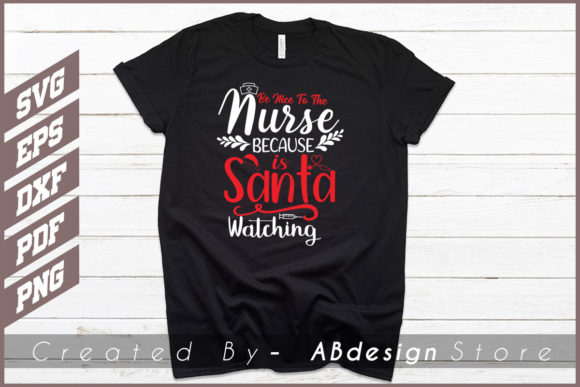 Nurse Christmas Design: Graphics & Print Templates