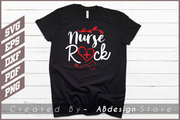 NURSE ROCK Graphics & Print Templates Review