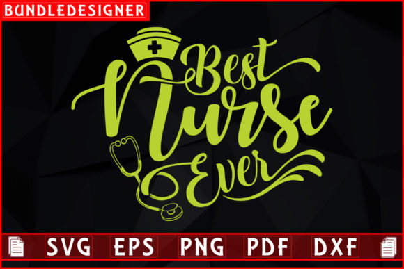 Nurse SVG Graphics for Print Templates
