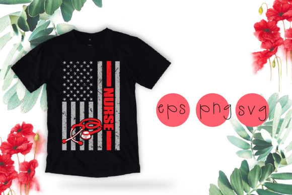 Nurse T-Shirt Design Svg: Graphics for T-Shirt Designs