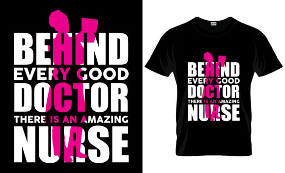 Nurse T-Shirt Design Vector Graphic 11: Graphics & Print Templates