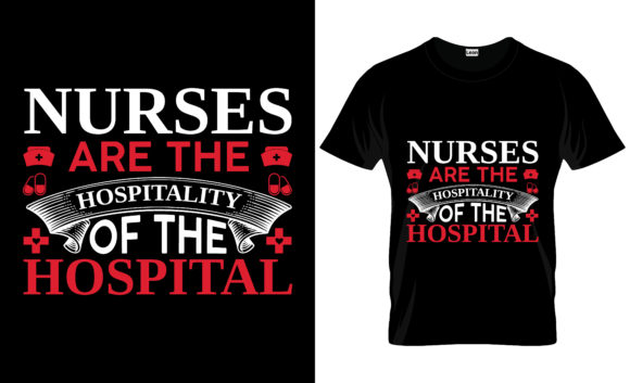 Nurse T-Shirt Design Vector Graphic 16: Print Templates & Graphics