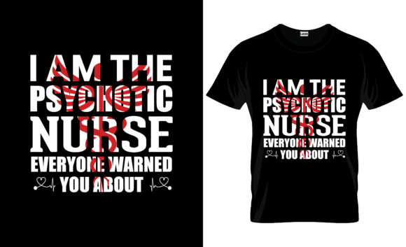 Nurse T-Shirt Design Vector Graphic 32: Print Templates & Graphics