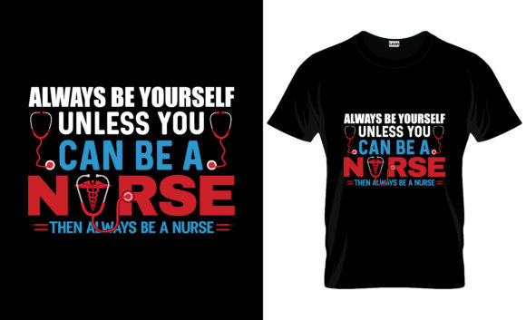 Nurse T-Shirt Design Vector Graphic 33: Print Templates & Graphics