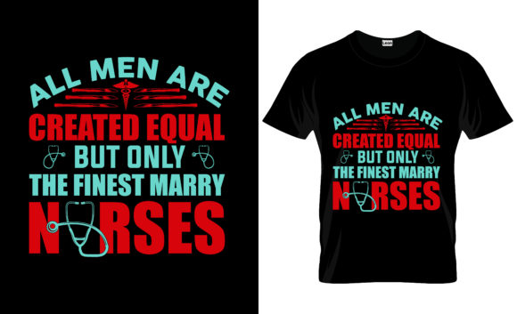 Nurse T-Shirt Design Vector Graphic 8 Review