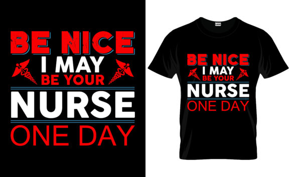 Nurse T-Shirt Design Vector Graphic 9: Print Templates & Graphics