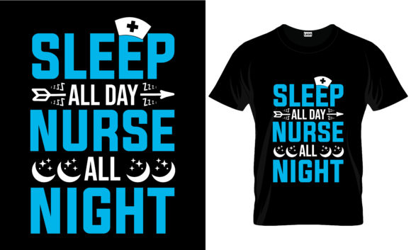 Nurse T-Shirt Vector Graphic 21 for Print Templates