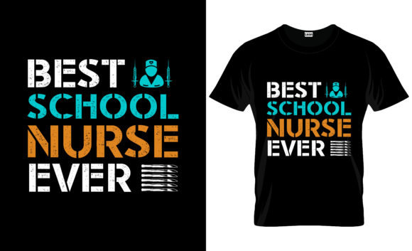 Nurse T-Shirt Vector: Graphics & Print Templates