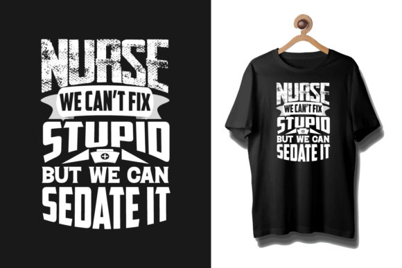 Nurse Typography T-Shirt SVG: Premium Graphics & Graphic Templates