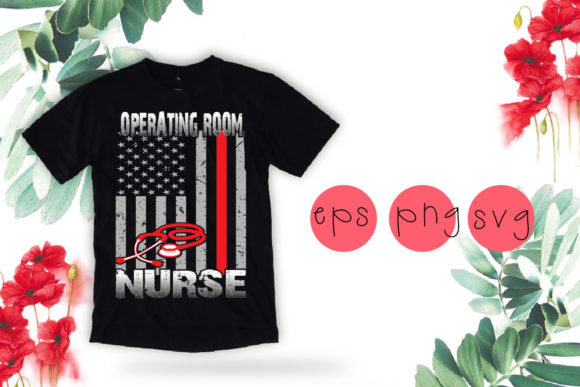 Operating Room Nurse SVG: Graphics for T-Shirt Designs