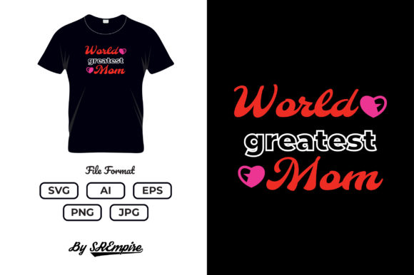 Reviewing Mother s Day Typography T-shirt - 05 Graphics and Print Templates