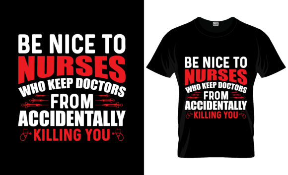 Reviewing Nurse T-Shirt Design Vector Graphic 10